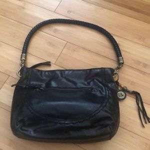 The Sak black mini hand bag
